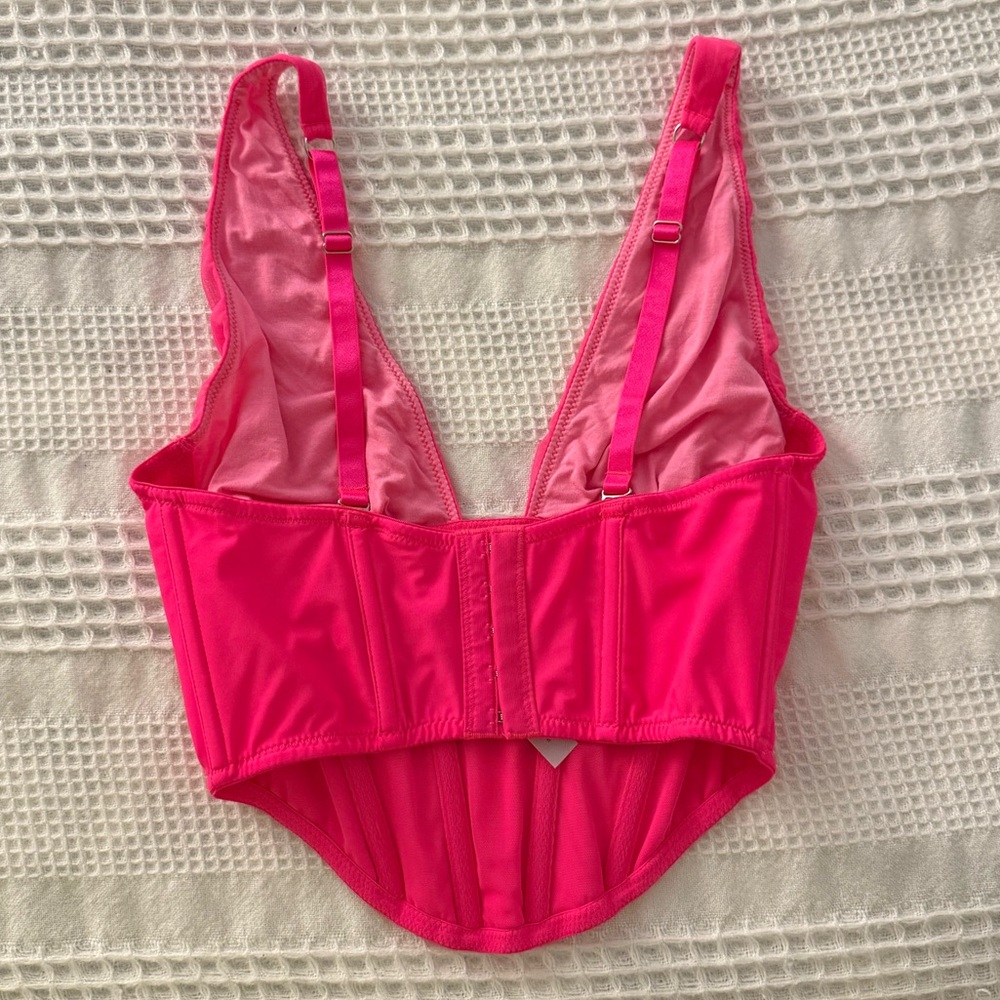 Urban Outfitters Out From Under Convertible Corset Tank Top Pink - Picture 6 of 6